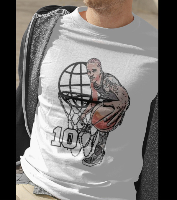 Jeremy Sochan San Antonio Spurs Basketball Geobasket Number 10 T-Shirt