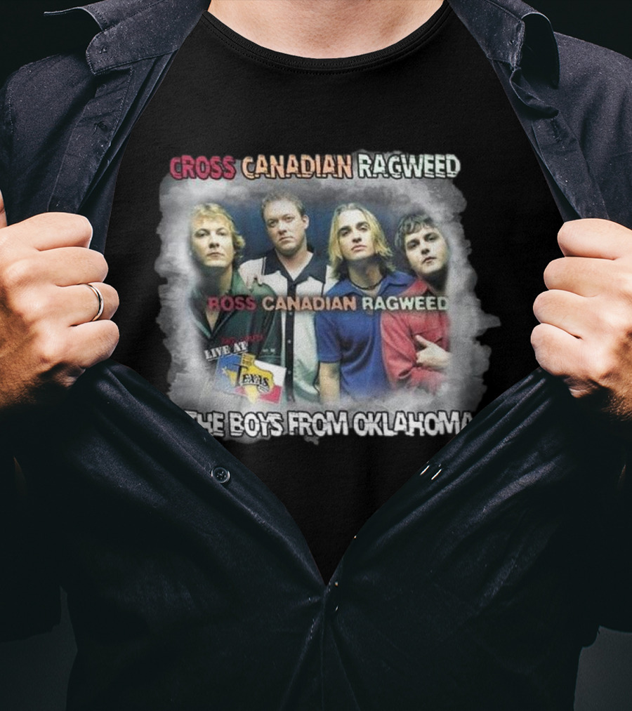 Cross Canadian Ragweed Live At Texas The Boys From Oklahoma T-Shirt