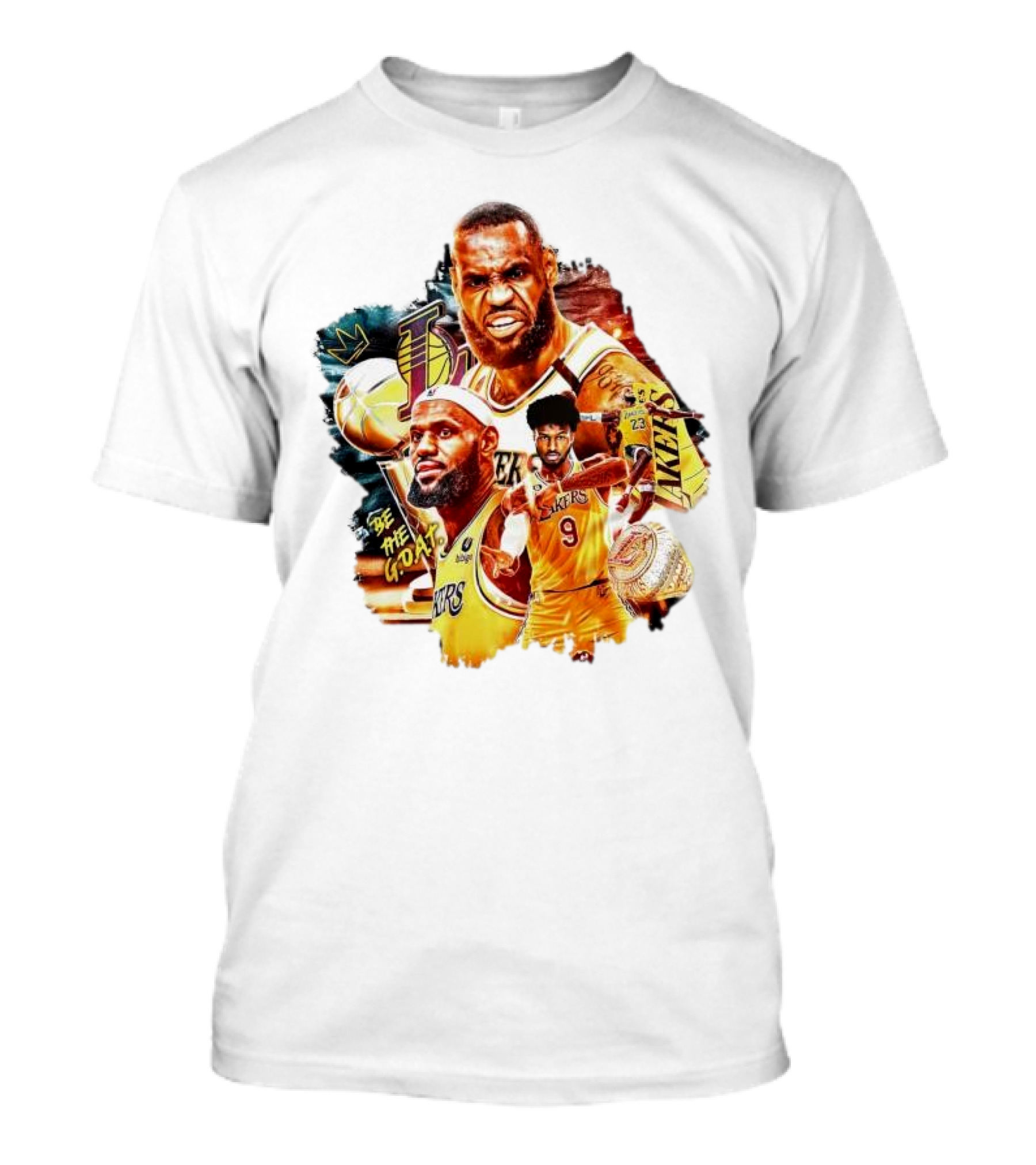 Lebron James Bronny James Lakers Be The Goat T-Shirt