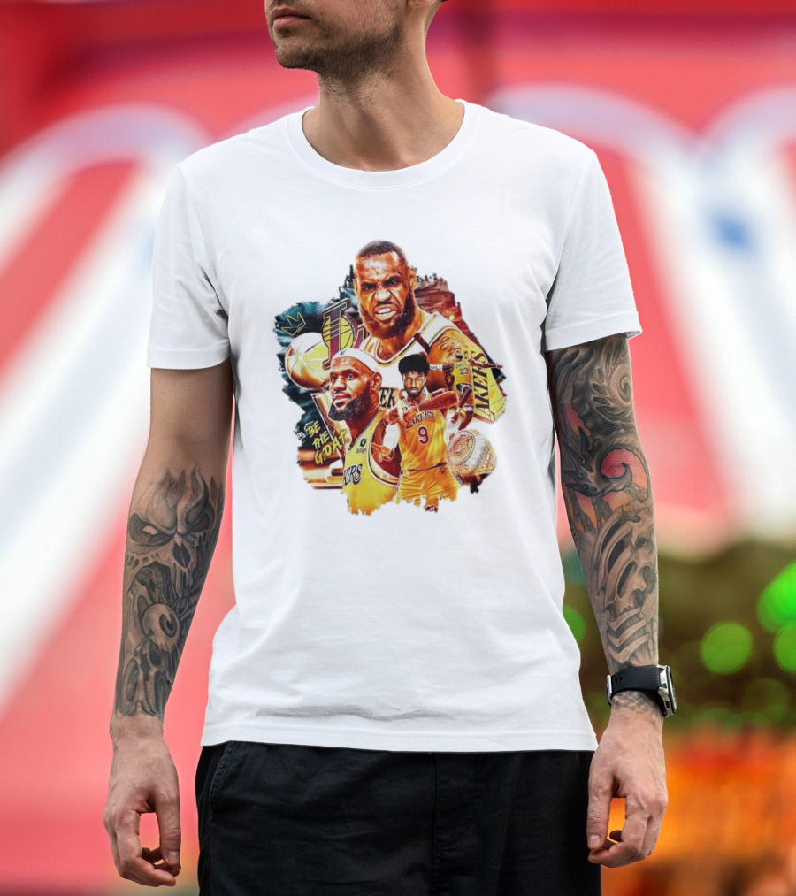 Lebron James Bronny James Lakers Be the Goat T-Shirt