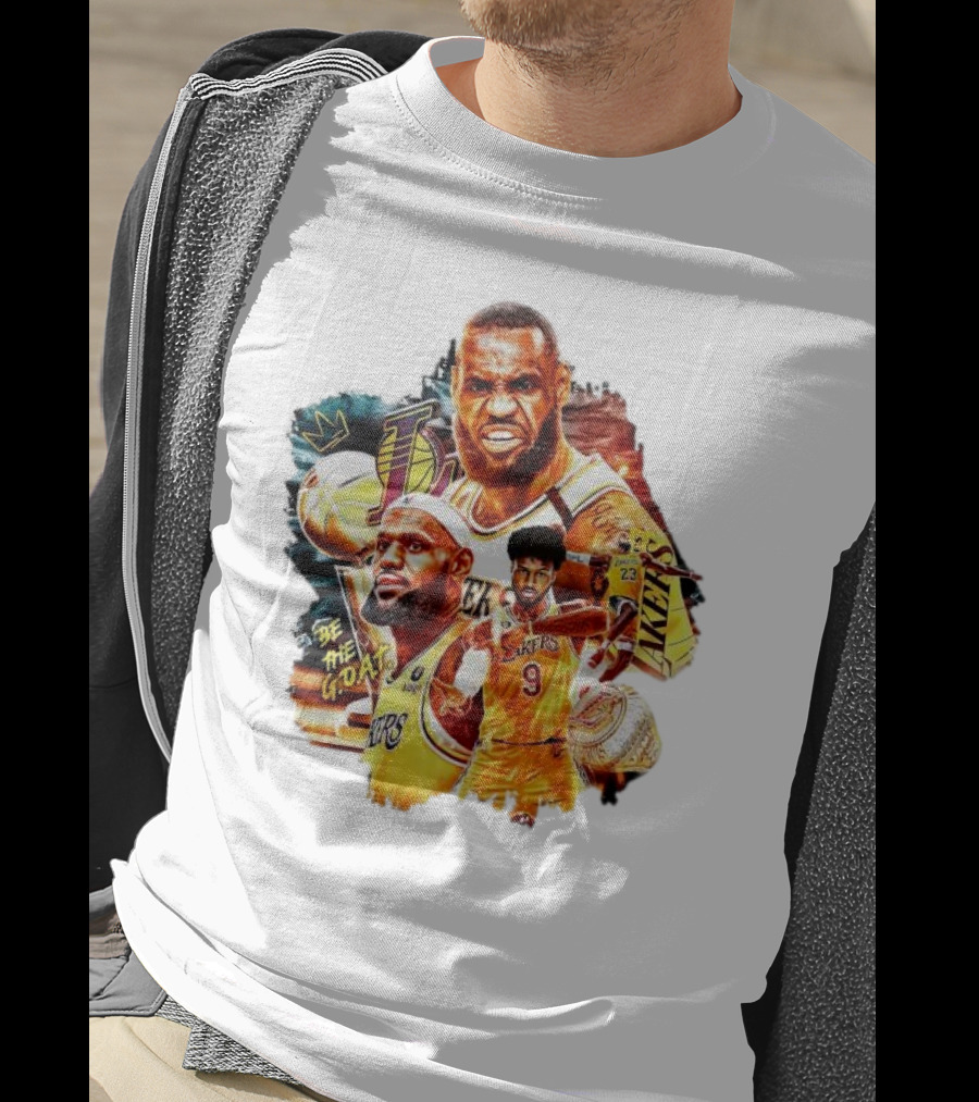 Lebron James Bronny James Lakers Be The Goat T-Shirt