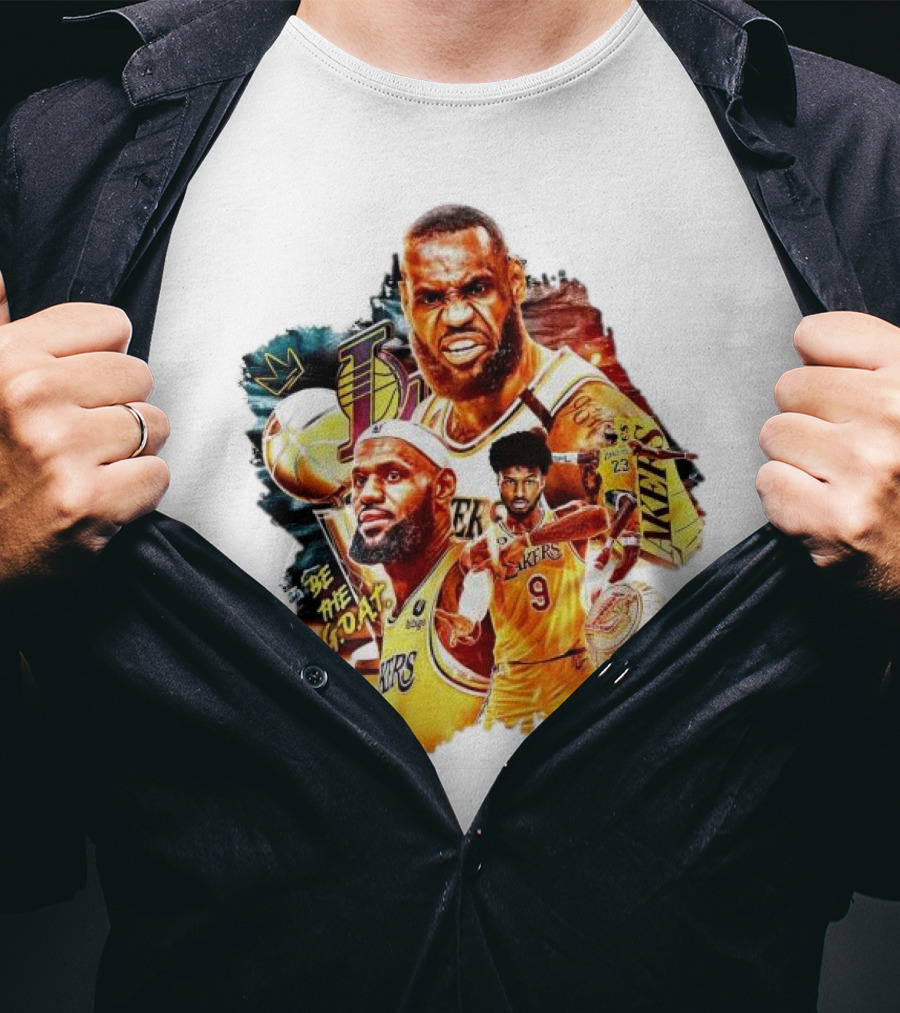 Lebron James Bronny James Lakers Be The Goat T-Shirt