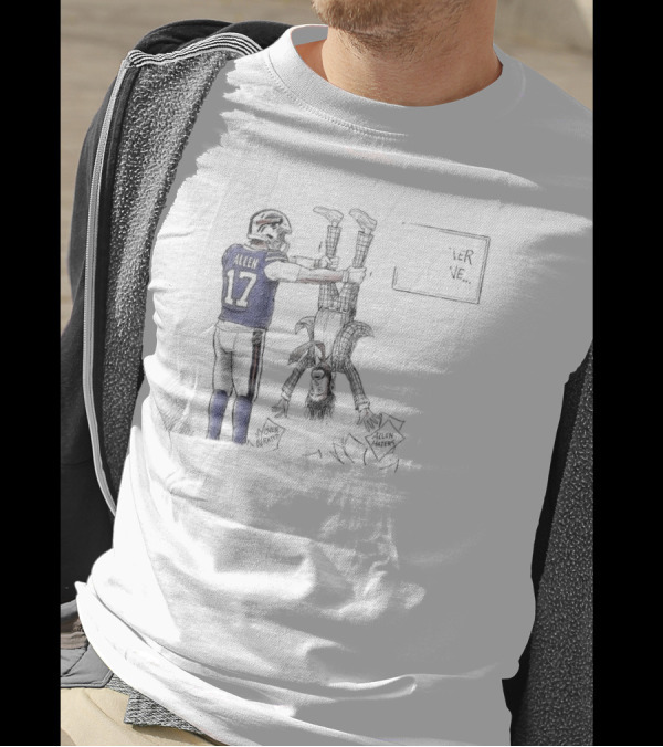 Buffalo Bills Josh Allen Over Throwing Allen Haters T-Shirt