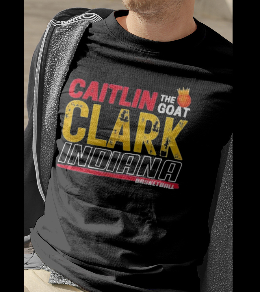 Caitlin Clark The Goat Indiana Basketball T-Shirt