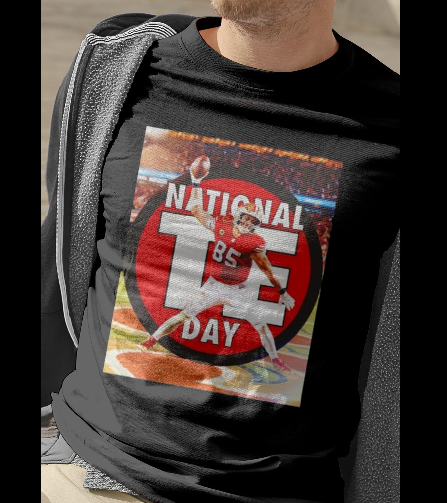 National Tight Ends Day George Kittle 85 SF 49ers Game T-Shirt