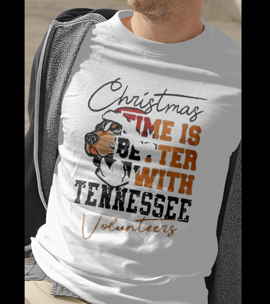 Christmas Time Is Better With Tennessee Volunteers T-Shirt