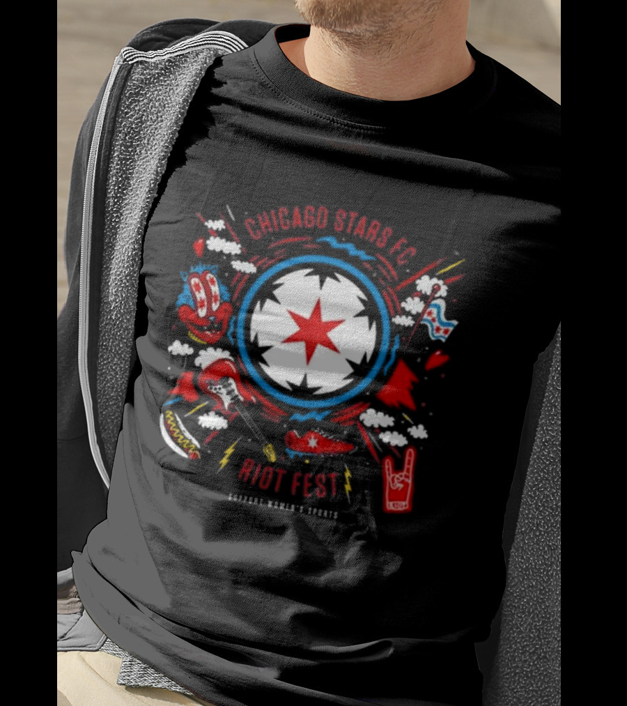 Chicago Stars FC Riot Fest Support Women's Sports T-Shirt