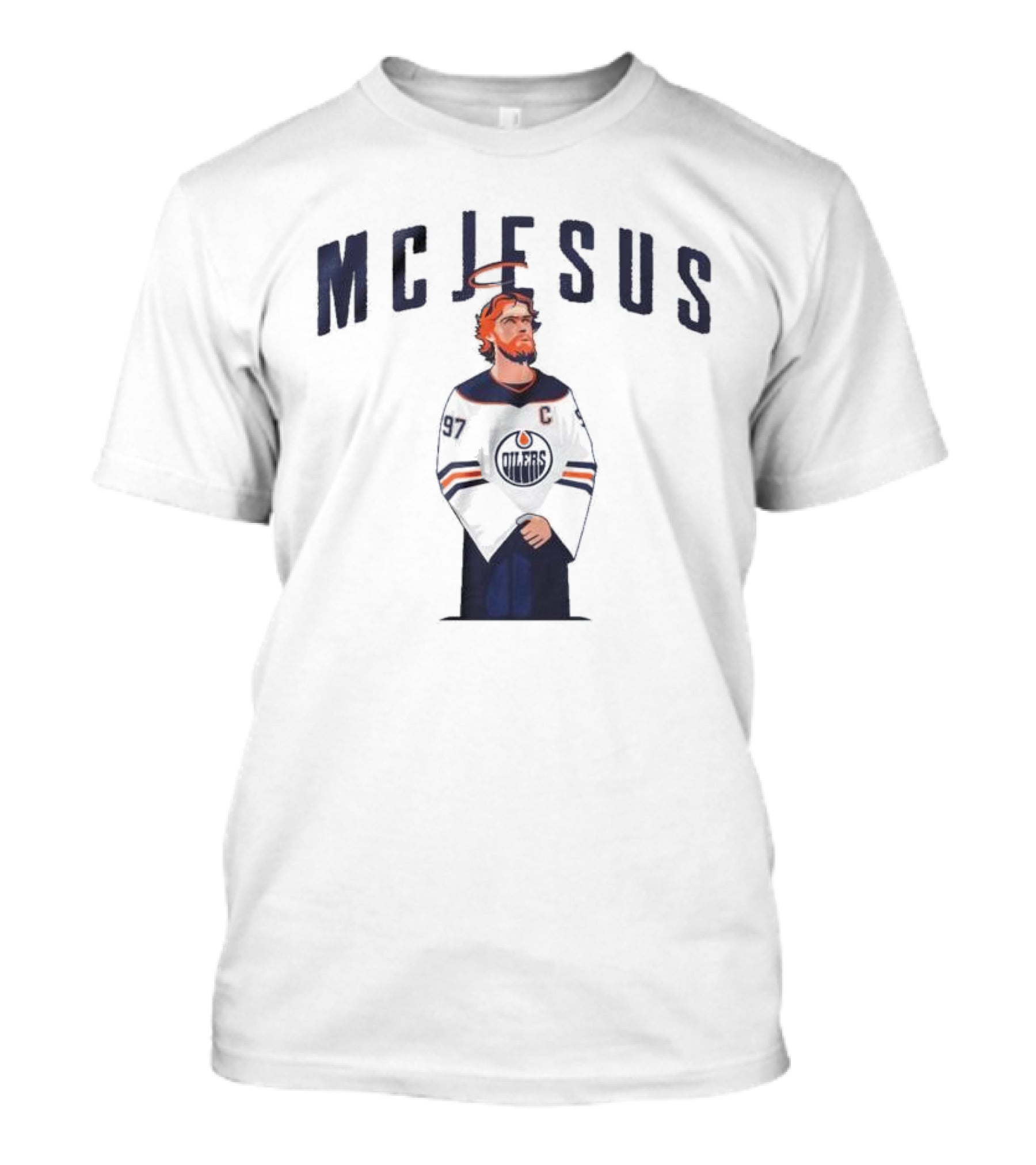 Connor McJesus McDavid Edmonton Oilers 97 Hockey T-Shirt