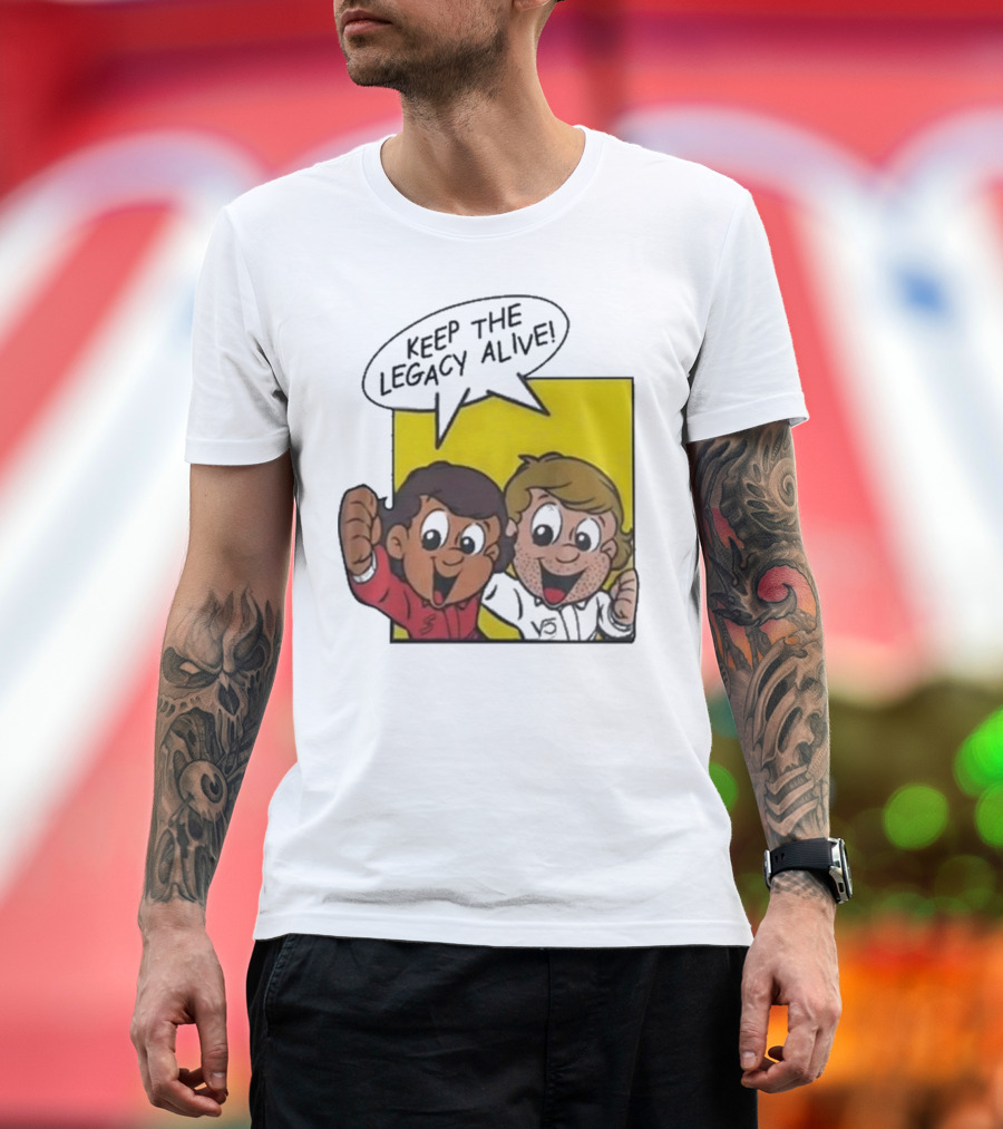 KEEP THE LEGACY ALIVE Boys Characters Speech Bubble T-Shirt