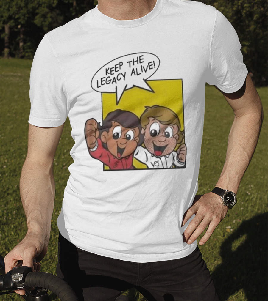 KEEP THE LEGACY ALIVE Boys Characters Speech Bubble T-Shirt
