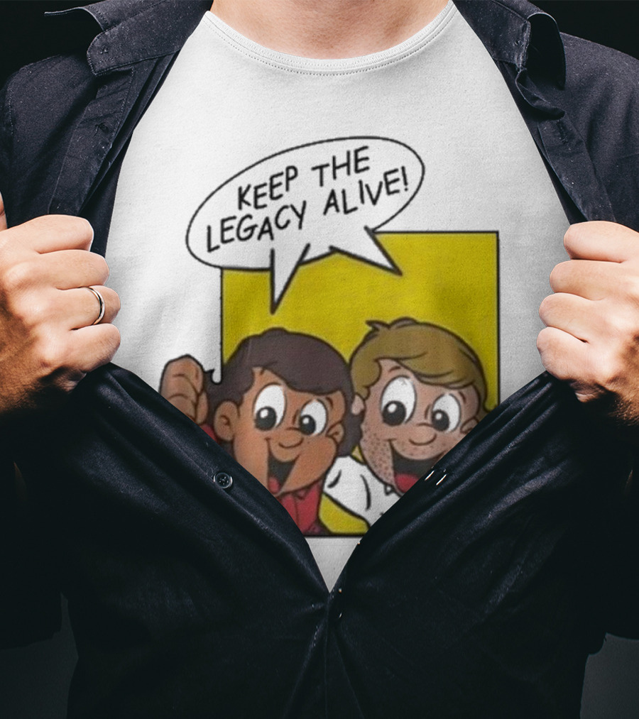 KEEP THE LEGACY ALIVE Boys Characters Speech Bubble T-Shirt