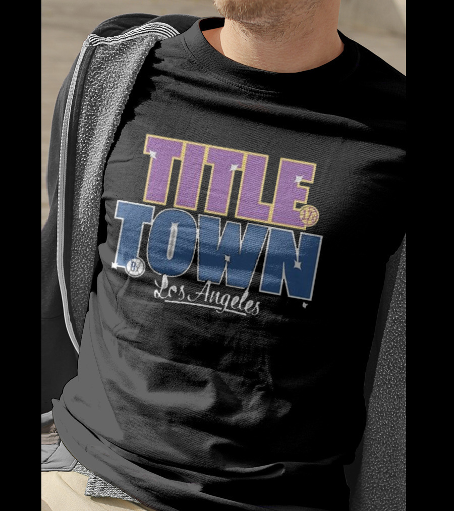 Los Angeles Dodgers 17x 8x Title Town T-Shirt