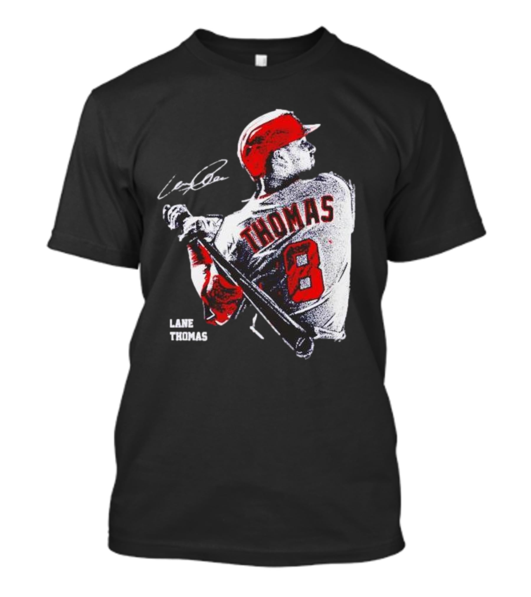 Lane Thomas Cleveland Guardians Baseball Jersey Signature Design 8 T-Shirt