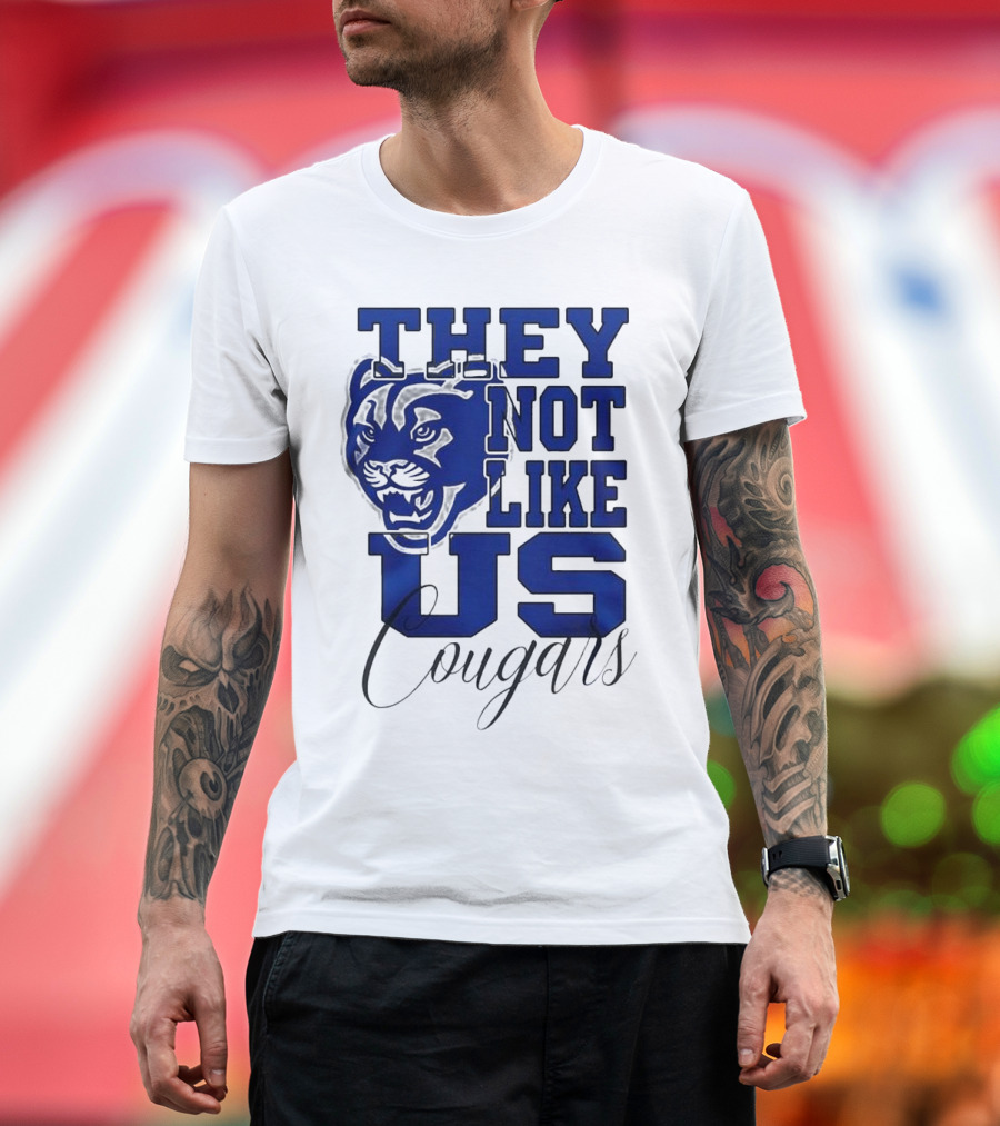BYU Cougars Football Team 2024 They Not Like Us Cougars T-Shirt