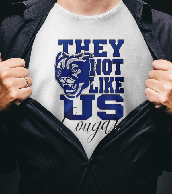 BYU Cougars Football Team 2024 They Not Like Us Cougars T-Shirt