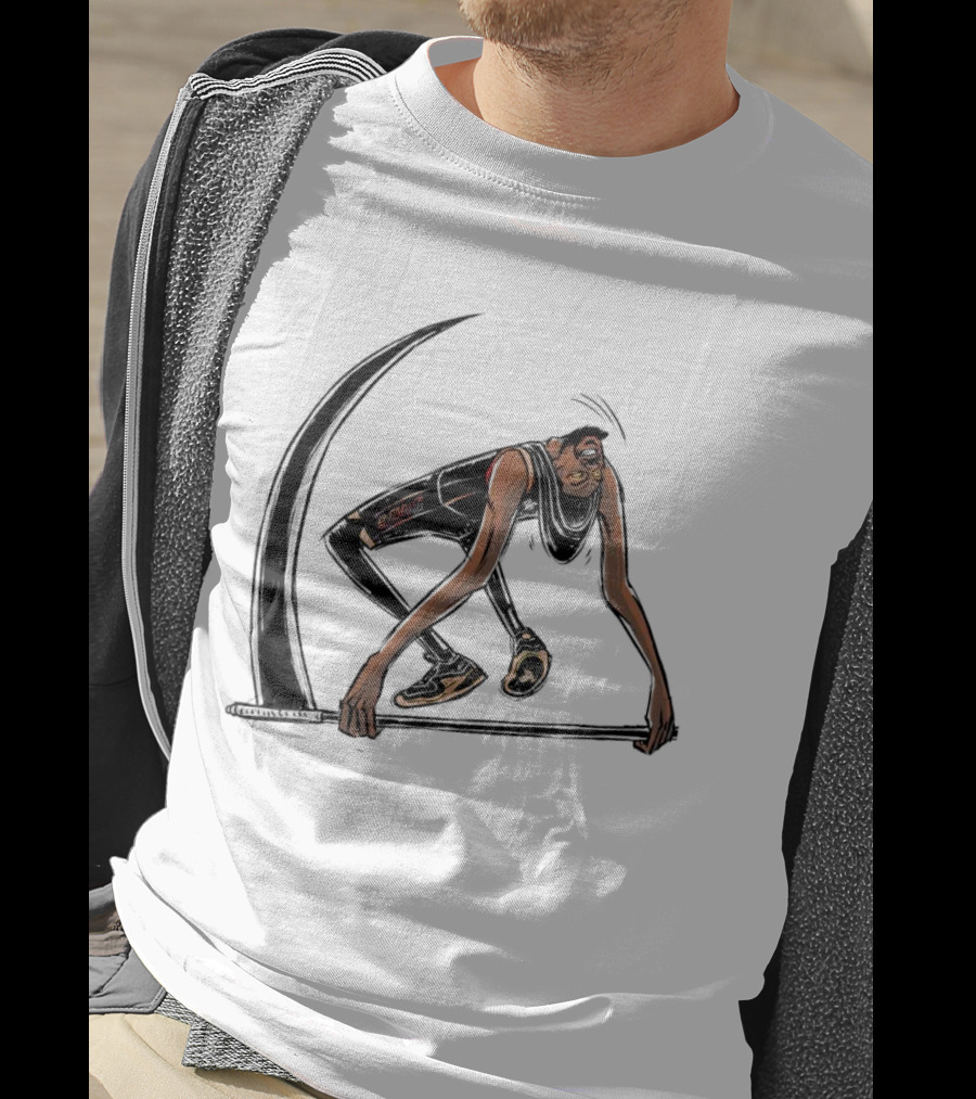 Kevin Durant Phoenix Suns Slim Reaper Cartoon Basketball Star T-Shirt