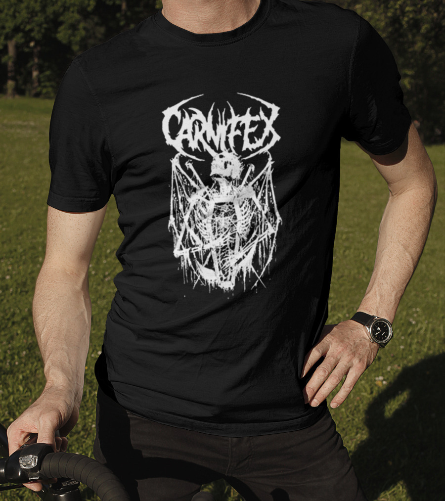 Carnifex Skeletal Coffin Wings T-Shirt