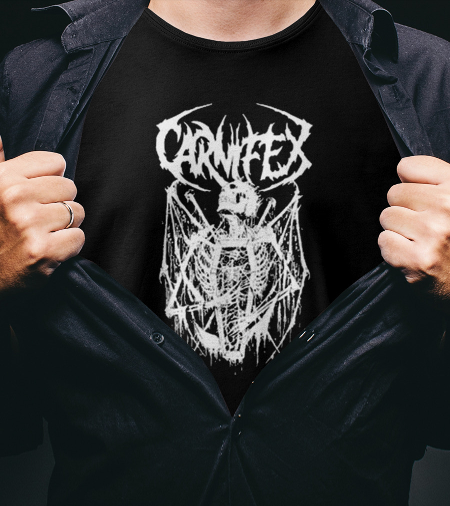 Carnifex Skeletal Coffin Wings T-Shirt