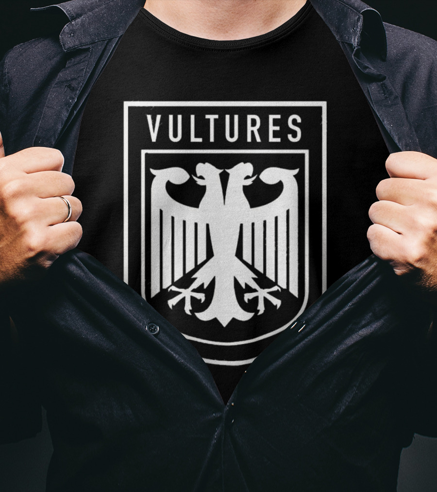 Yeezy Vultures Double-Headed Eagle Emblem T-Shirt