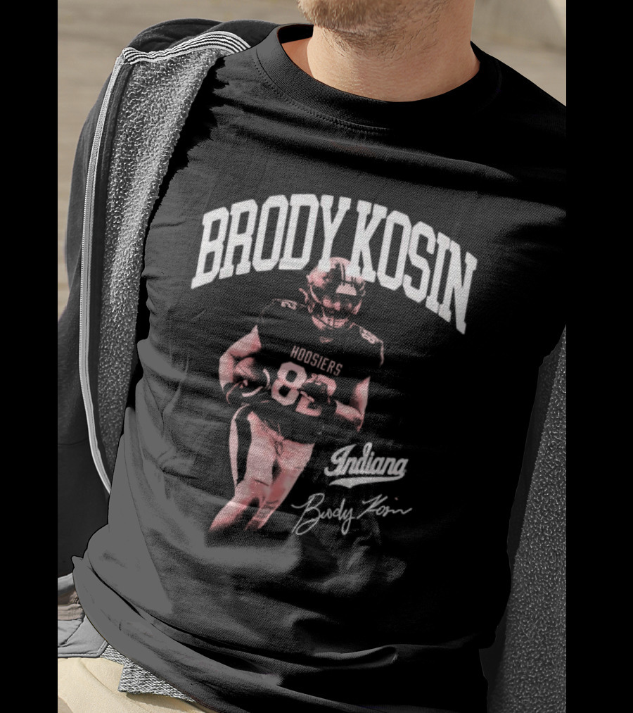 Brody Kosin Indiana Hoosiers 82 Player Indiana Brody Kosin Signature T-Shirt