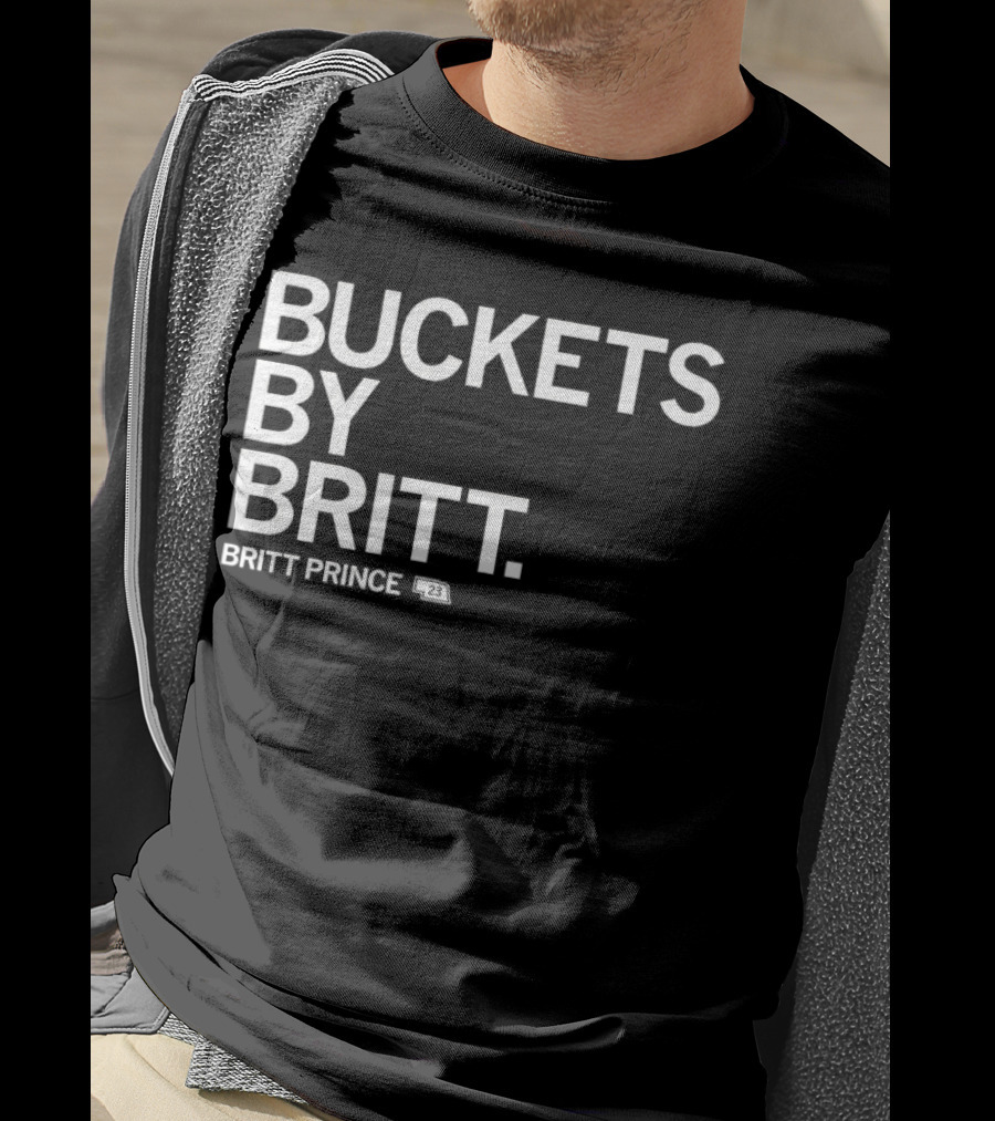 Buckets By Britt Nebraska Britt Prince 23 T-Shirt
