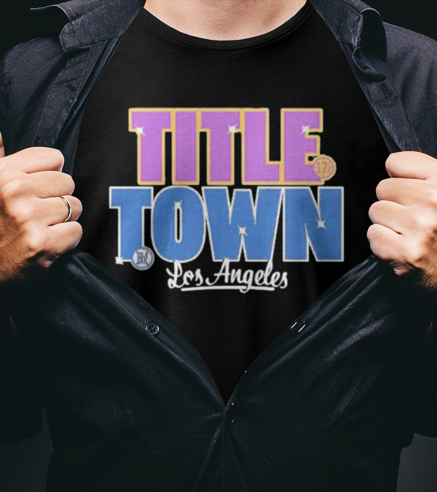 Title Town Los Angeles Dodgers World Champs T-Shirt