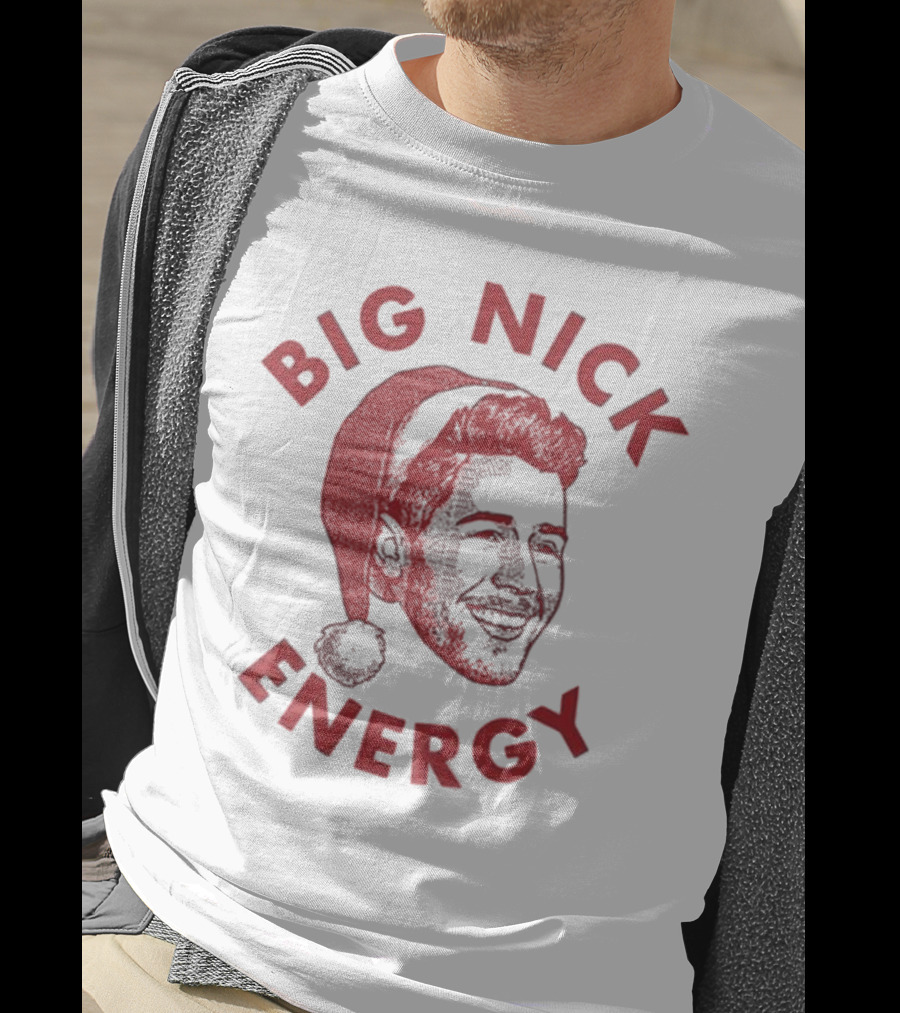 Big Nick Energy Jonas Brothers Christmas Santa Hat T-Shirt
