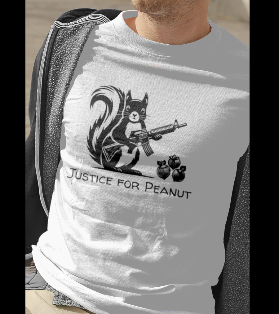 Justice For Peanut Squirrel With Gun T-Shirt