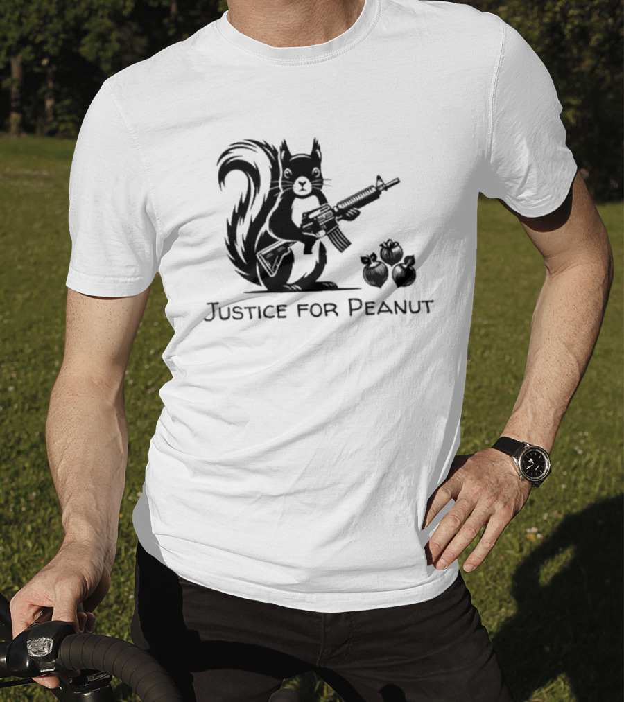 Justice For Peanut Squirrel With Gun T-Shirt