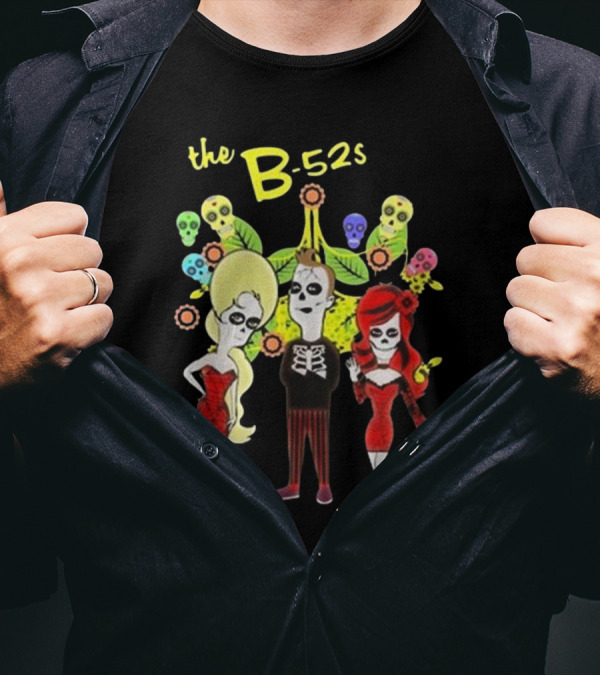 The B-52s November 2 2024 Chicago IL Tour Dia De Los Muertos T-Shirt