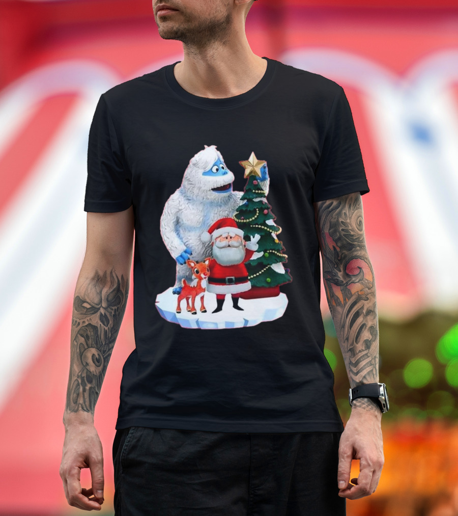 Bumble Rudolph Santa Christmas Tree Exclusive Rudolph The Red Nosed Reindeer T-Shirt