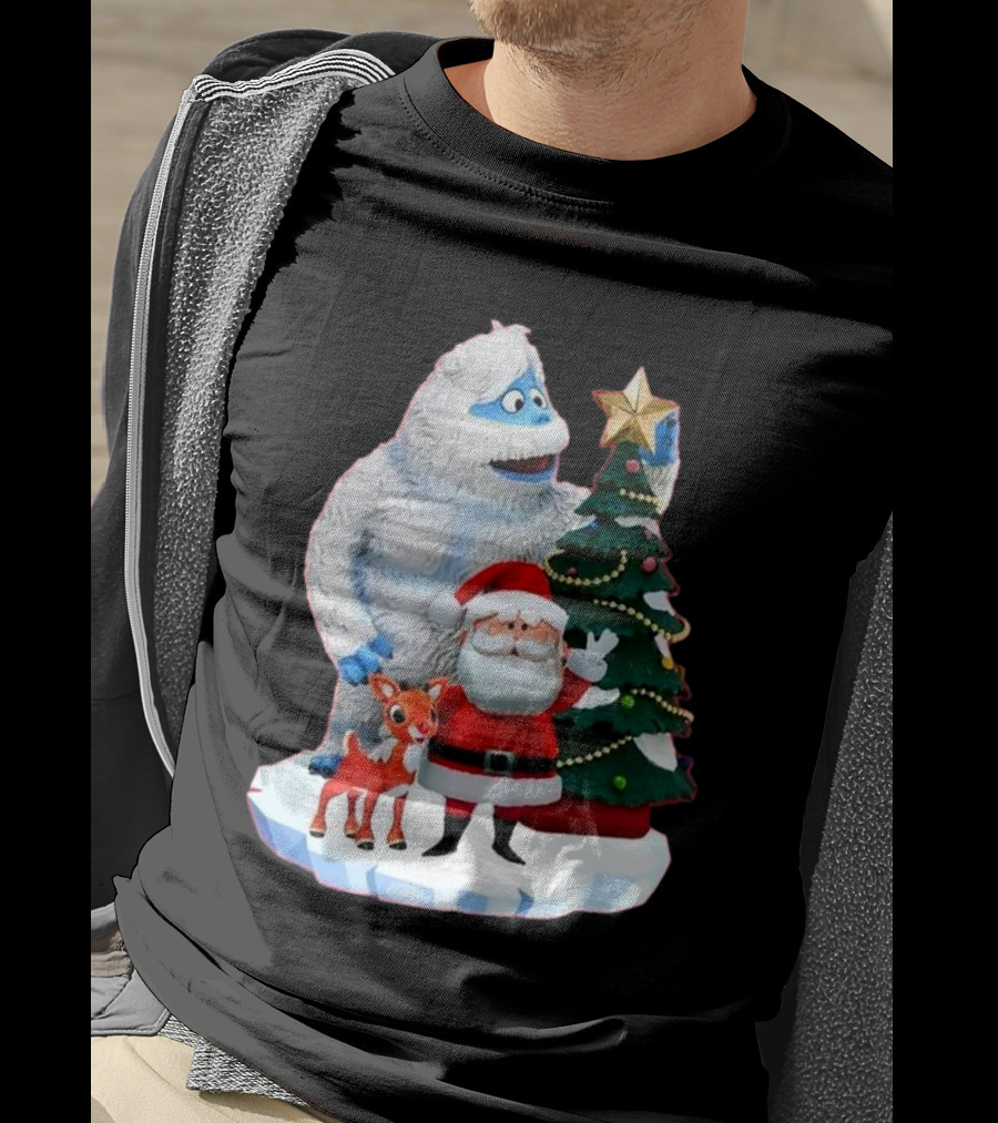 Bumble Rudolph Santa Christmas Tree Exclusive Rudolph The Red Nosed Reindeer T-Shirt