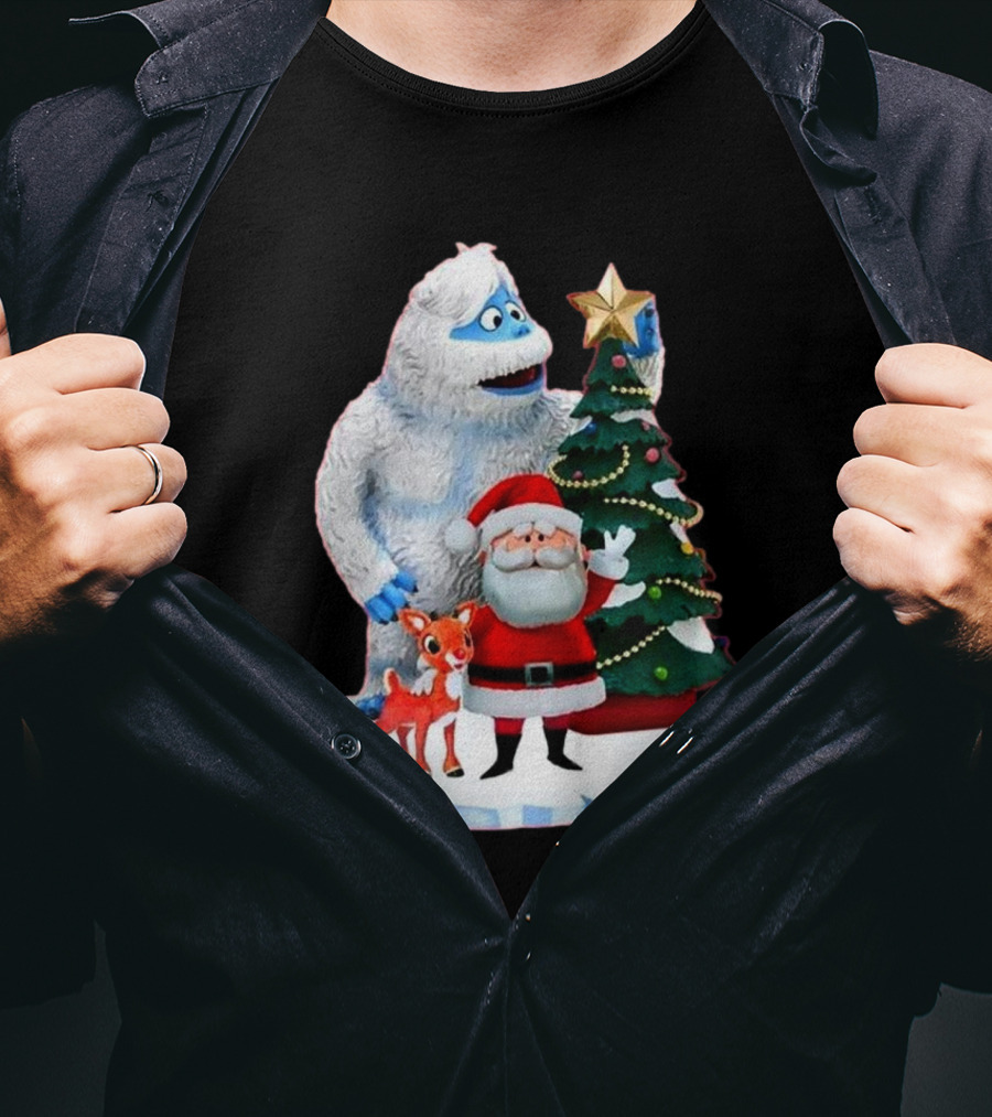 Bumble Rudolph Santa Christmas Tree Exclusive Rudolph The Red Nosed Reindeer T-Shirt