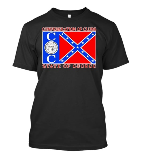 Confederation Of Clubs State Of George Flag With Seal T-Shirt