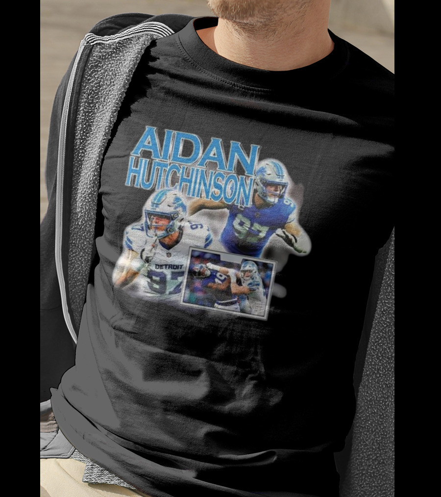 Aidan Hutchinson Detroit Lions Football T-Shirt