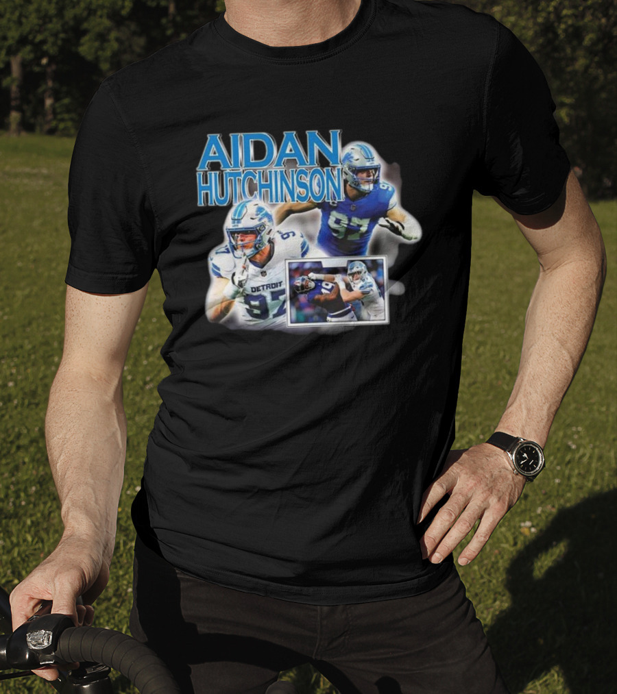 Aidan Hutchinson Detroit Lions Football T-Shirt