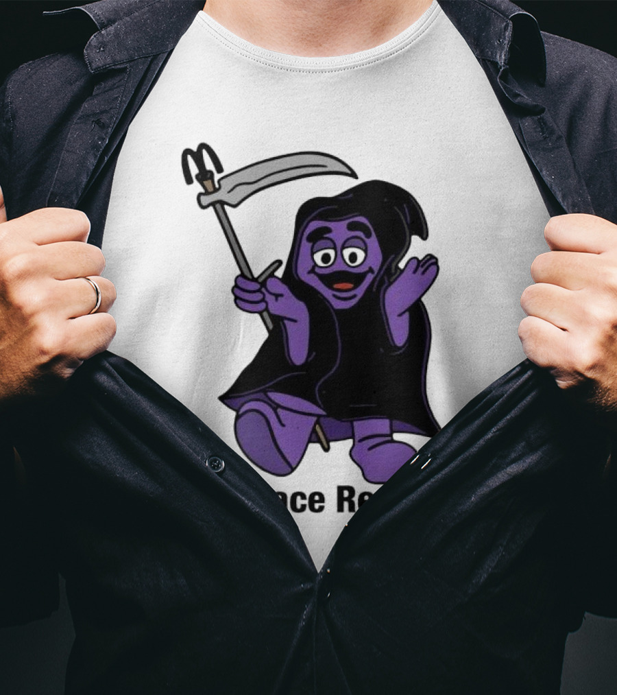Grimace Reaper Grimace McDonald’s Crossover T-Shirt