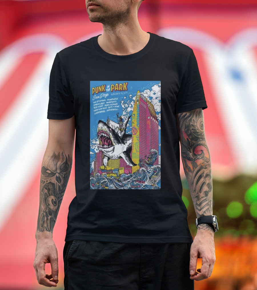 Punk In The Park San Diego November 16 2024 With The Offspring Pennywise And More T-Shirt