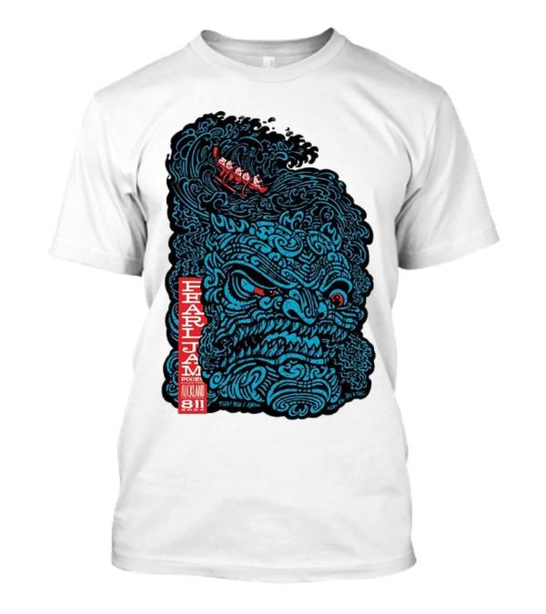 Pearl Jam Pixies Auckland November 8 2024 The Great Wave Japanese T-Shirt