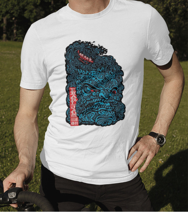 Pearl Jam Pixies Auckland November 8 2024 The Great Wave Japanese T-Shirt