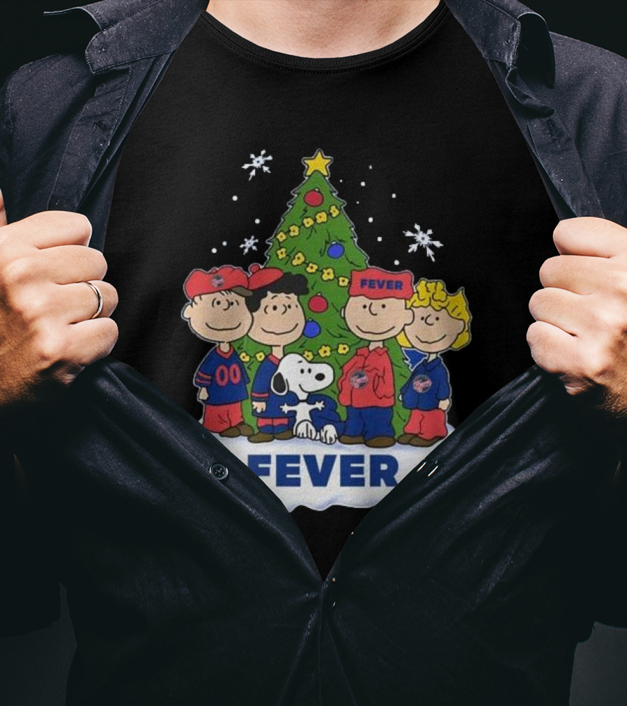 Snoopy And Friends Fever Christmas Tree Celebration T-Shirt