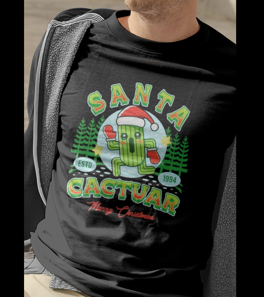 Santa Cactuar Merry Christmas ESTD 1994 T-Shirt