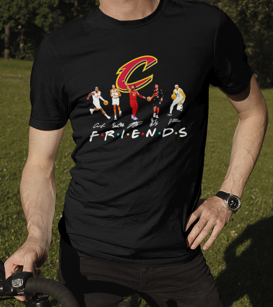 Cleveland Cavaliers Friends Players Signatures T-Shirt