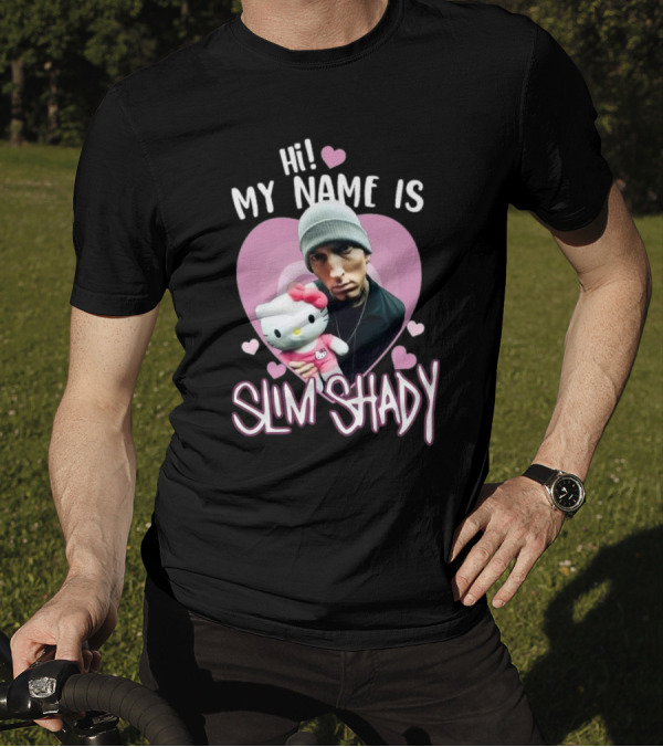 Hi My Name Is Slim Shady Eminem Hello Kitty T-Shirt