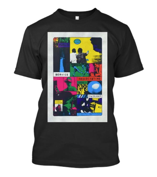 Public Service Broadcasting VEGA Groningen Netherlands Nov 13 2024 Casablanca T-Shirt
