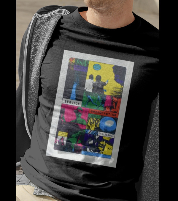 Public Service Broadcasting VEGA Groningen Netherlands Nov 13 2024 Casablanca T-Shirt