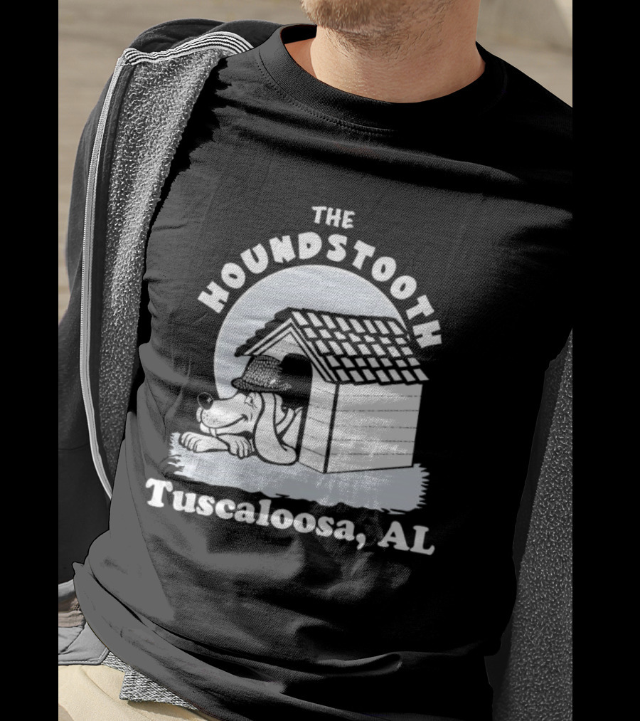 The Houndstooth Hound Doghouse Tuscaloosa AL T-Shirt