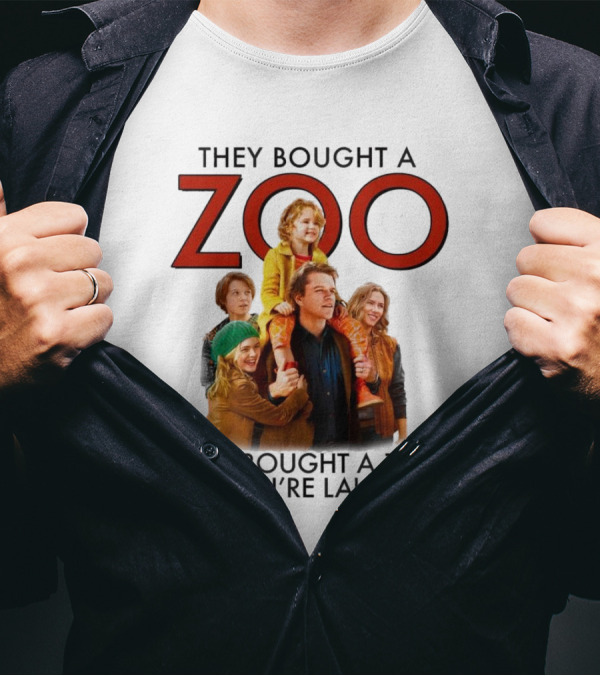 They Bought A Zoo You're Laughing Movie Poster Family Group T-Shirt