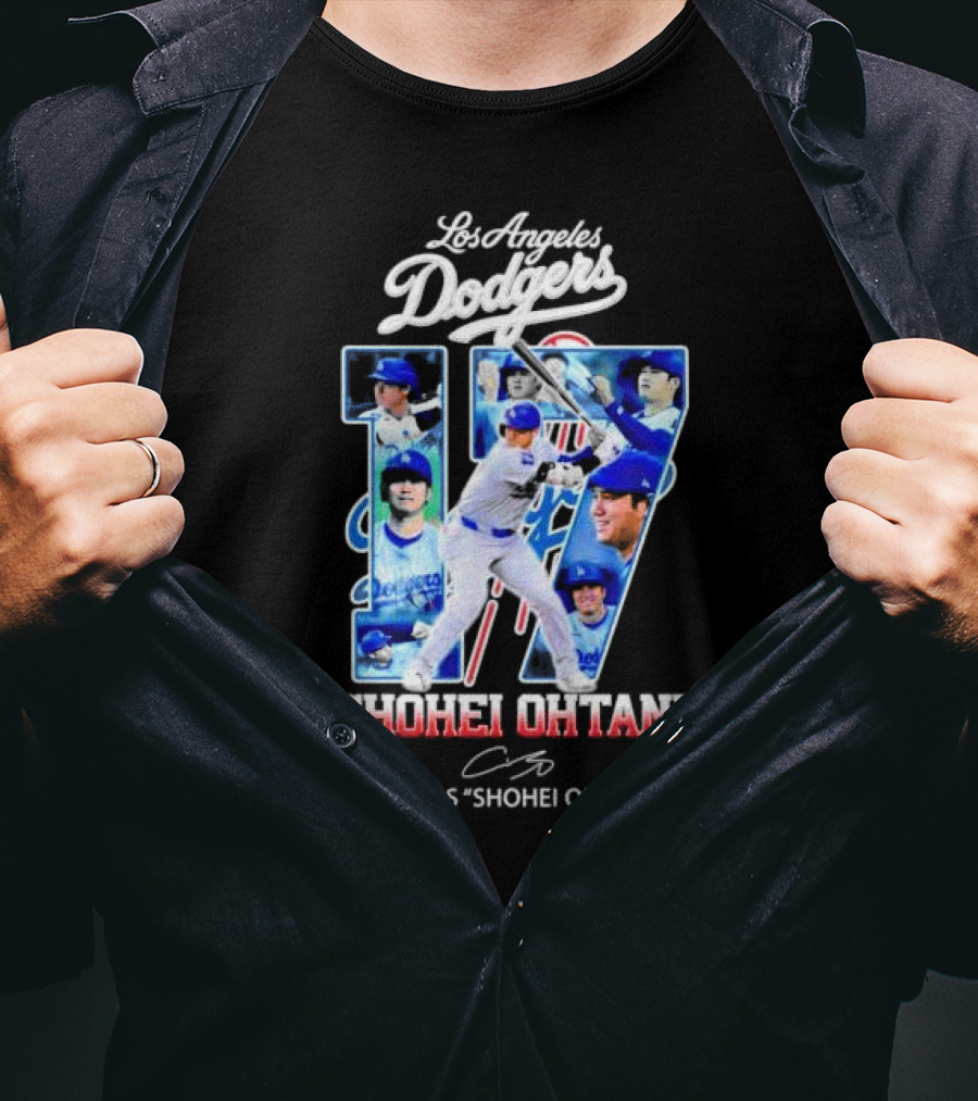 Los Angeles Dodgers Shohei Ohtani 17 May 17th As Shohei Ohtani Day Signature T-Shirt