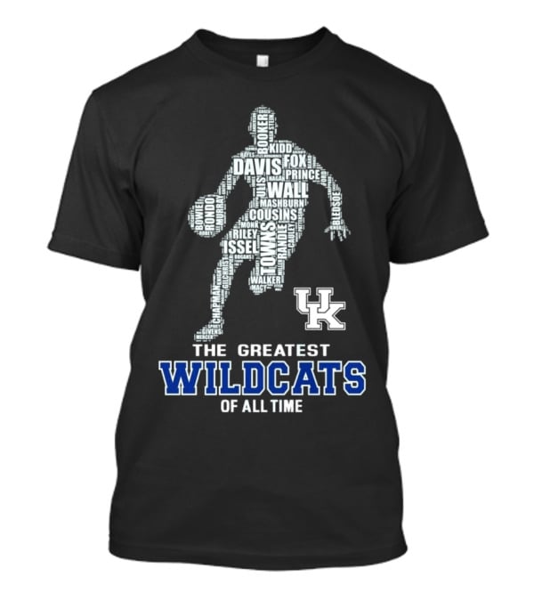 The Greatest Wildcats Of All Time UK Basketball Legends Davis Wall Cousins T-Shirt